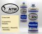 Preview: Chevrolet, Coppertino Metallic, WA444C / WA445C / WA446C: 400ml Sprühdose + 400ml Klarlack - Set, von ATW Autoteile West.